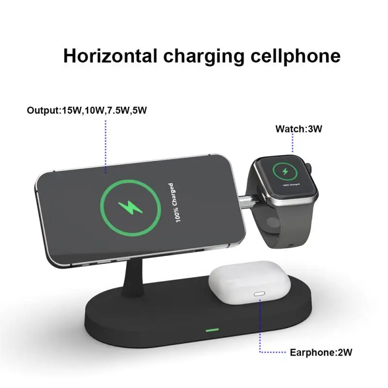 3 In 1 Wireless Charger 15W Magnetic Fast Charging For IPhone 11 Pro / XR / XS Max Samsung For Apple Watch 5 4 3 Airpods Pro
3 In 1 Wireless Charger 15W Magnetic Fast Charging For IPhone 11 Pro / XR / XS Max Samsung For Apple Watch 5 4 3 Airpods Pro