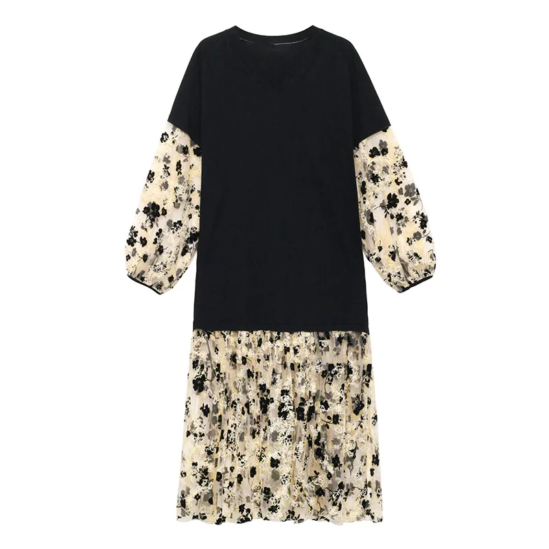 2021 New Summer Loose Street Slimming Carved Lace Mid-Length Floral Dress for Women
2021 New Summer Loose Street Slimming Carved Lace Mid-Length Floral Dress for Women