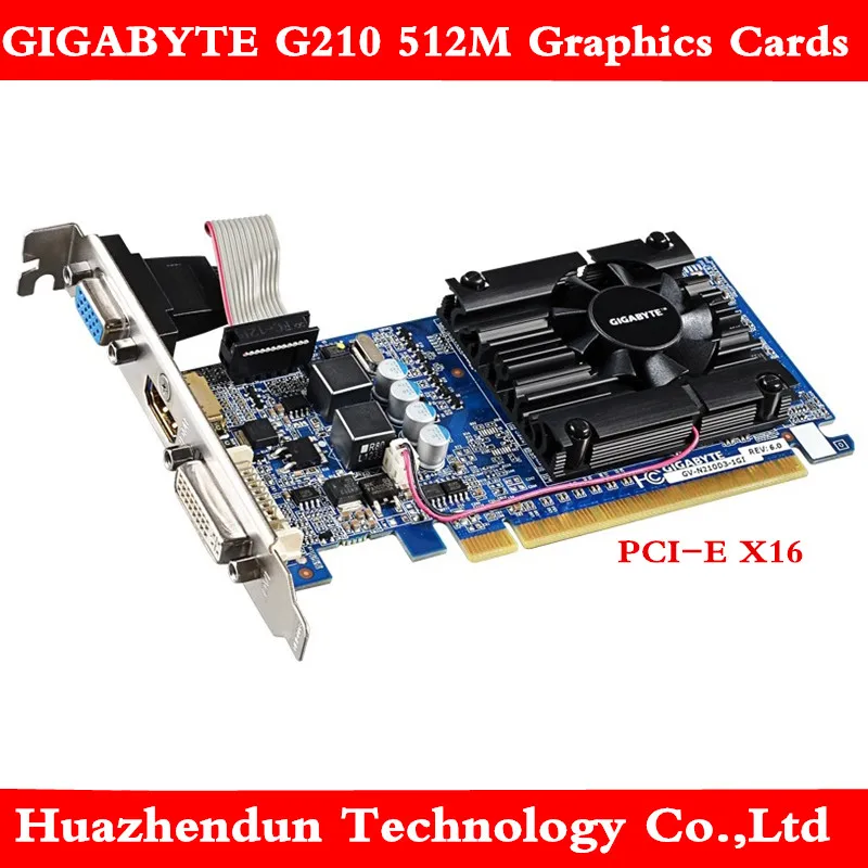 GIGABYTE G210 512MB Graphics Card 64Bit GDDR3 Video Card Original n210 512M for nVIDIA Geforce GPU PC games Dvi HD-MI VGA Used
GIGABYTE G210 512MB Graphics Card 64Bit GDDR3 Video Card Original n210 512M for nVIDIA Geforce GPU PC games Dvi HD-MI VGA Used