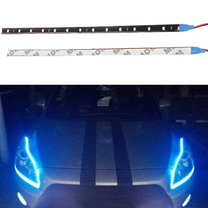 Car LED Strip Soft Led CAR Strip 30cm Headlights Strip Bar Blue Green Red Yellow White Car Soft Light Strip Decorative Day Light
Car LED Strip Soft Led CAR Strip 30cm Headlights Strip Bar Blue Green Red Yellow White Car Soft Light Strip Decorative Day Light