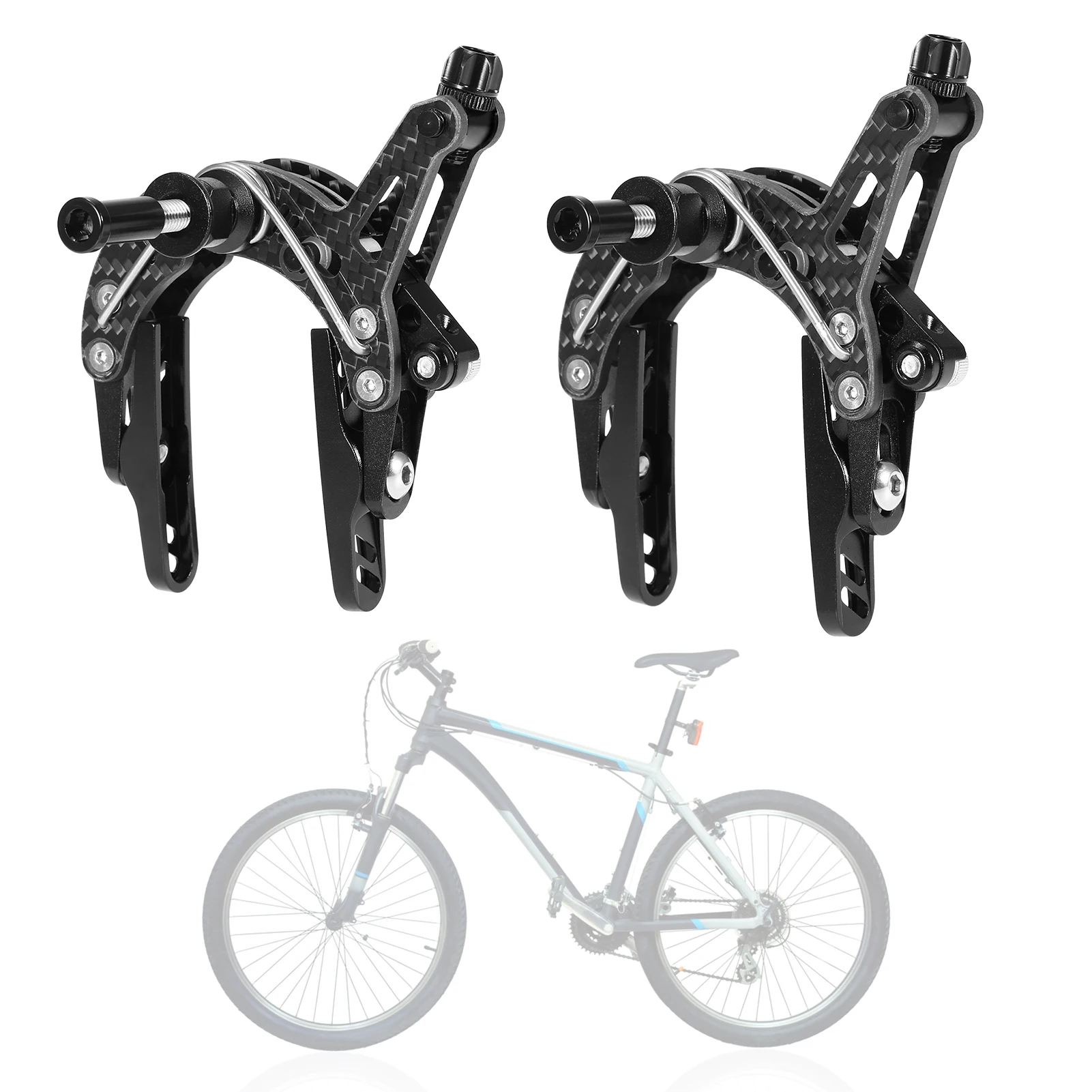 2 pcs Carbon Fiber Bicycle C Brake Caliper Front & Rear Mountain Bike Brake Calipers Set Bike Brake Accessory For Bicycle
2 pcs Carbon Fiber Bicycle C Brake Caliper Front & Rear Mountain Bike Brake Calipers Set Bike Brake Accessory For Bicycle