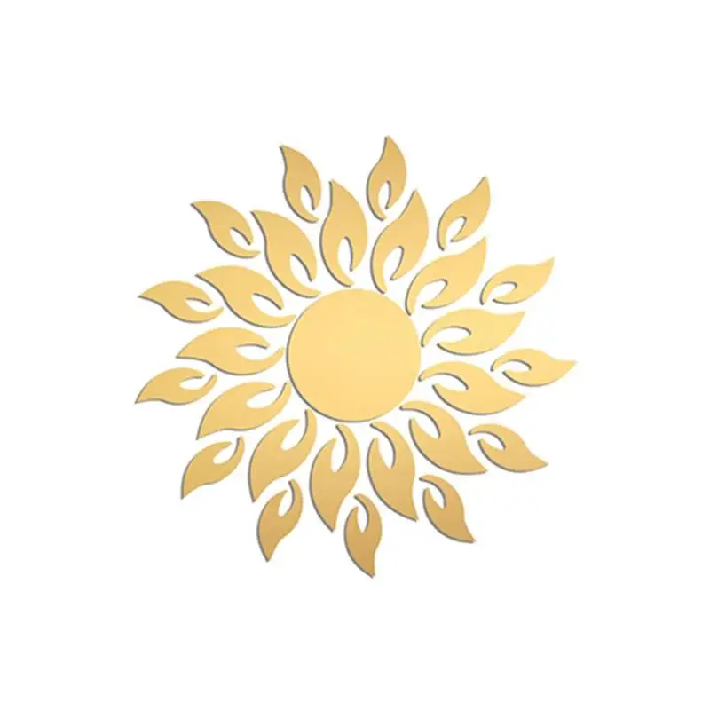 Sun Flower 3D Mirror Wall Stickers Removable Acrylic Sun Pattern Wall Stickers DIY Round Flower Decoration Art
Sun Flower 3D Mirror Wall Stickers Removable Acrylic Sun Pattern Wall Stickers DIY Round Flower Decoration Art
