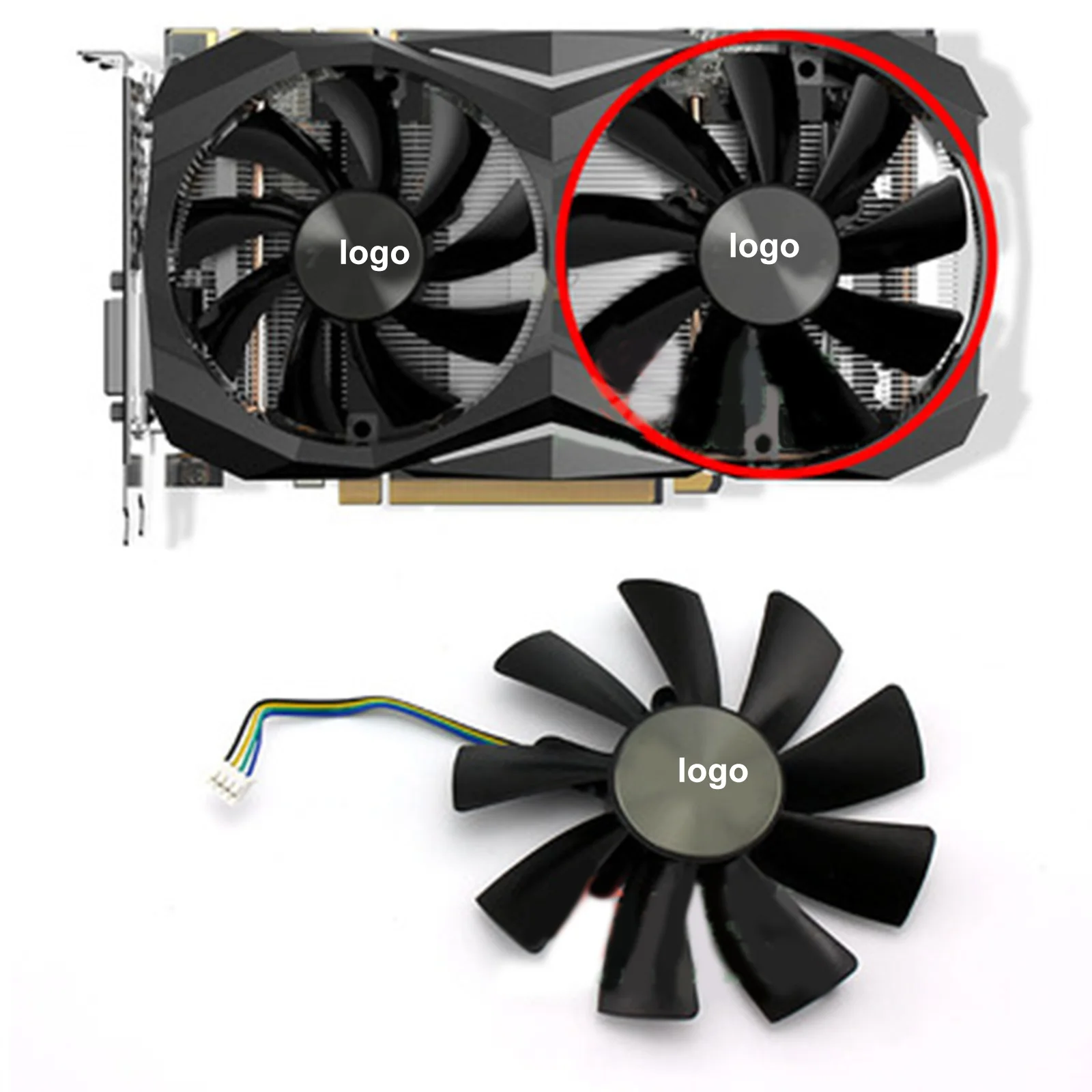 Cooling fan GA92S2H /GAA8S2U For ZOTAC GTX1060 1070TI 1080Ti Mini Card fan 4pin
Cooling fan GA92S2H /GAA8S2U For ZOTAC GTX1060 1070TI 1080Ti Mini Card fan 4pin