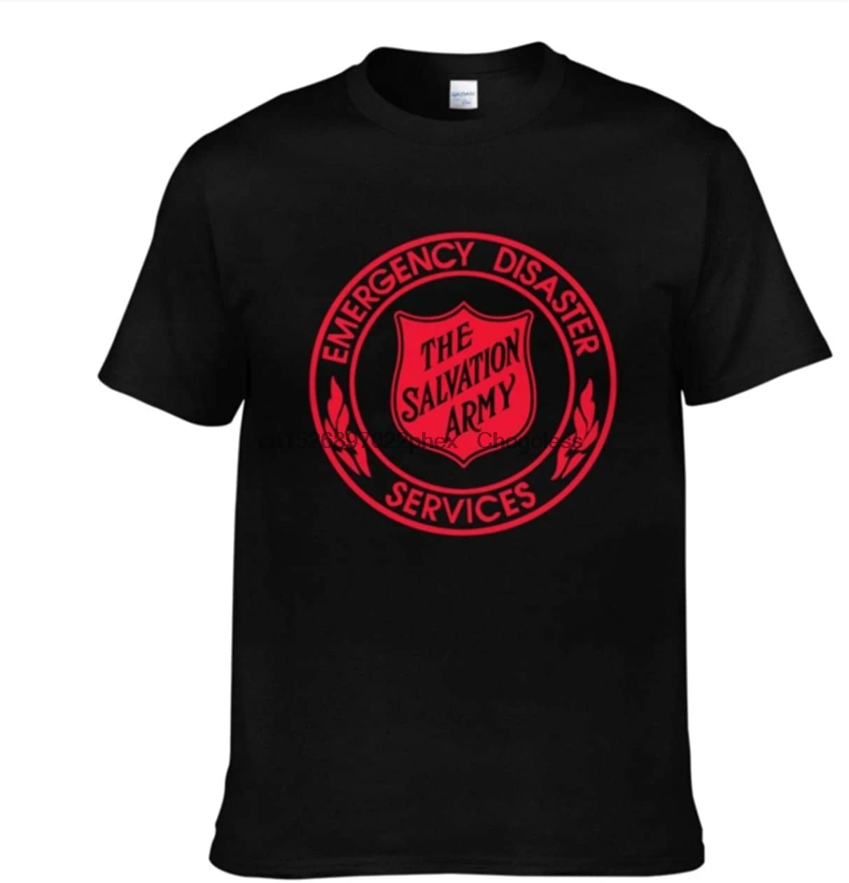 Футболки FunnyTees мужские с логотипом Армии спасения летние футболки коротким