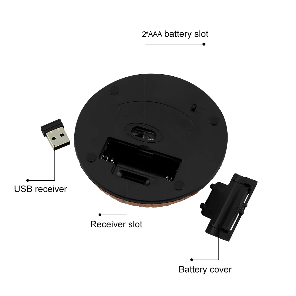 CHUYI Wireless 2.4G Basketball Mouse sem fio Optical 1000DPI Gaming Mause USB Receiver Computer Mice For Laptop PC Desktop Gamer
CHUYI Wireless 2.4G Basketball Mouse sem fio Optical 1000DPI Gaming Mause USB Receiver Computer Mice For Laptop PC Desktop Gamer