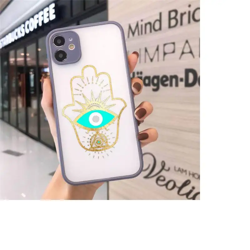Evil eye Phone Cases Matte transparent For Gray iPhone 12 Mini 11 Pro XR XS Max 7 8 Plus X Back Cover
Evil eye Phone Cases Matte transparent For Gray iPhone 12 Mini 11 Pro XR XS Max 7 8 Plus X Back Cover