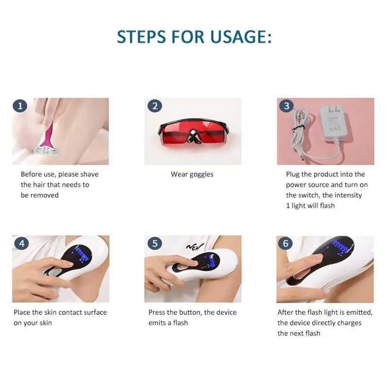 IPL Pulse Hair Removal Instrument Laser Permanent Hair Removal SystemBody Armpit Bikini Electric Epilator painless Beauty device
IPL Pulse Hair Removal Instrument Laser Permanent Hair Removal SystemBody Armpit Bikini Electric Epilator painless Beauty device