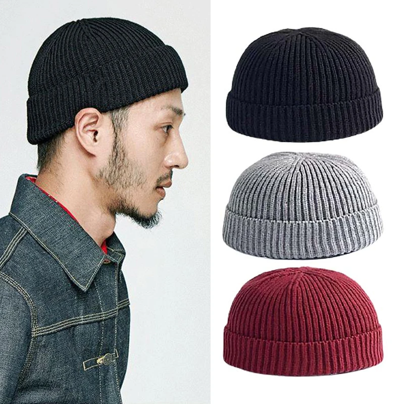 Fashion Hip Hop Beanie Knitted Hat Men Skullcap Women Winter Warm Brimless Baggy Melon Cap Cuff Fisherman Beanies Hats
Fashion Hip Hop Beanie Knitted Hat Men Skullcap Women Winter Warm Brimless Baggy Melon Cap Cuff Fisherman Beanies Hats