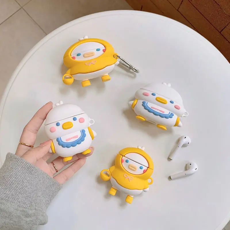 Chicken Earphone Case for AirPods Pro Case Silicone Cartoon Duck Headphones Cover for AirPods 3 2 Case Wireless Charging Cover
Chicken Earphone Case for AirPods Pro Case Silicone Cartoon Duck Headphones Cover for AirPods 3 2 Case Wireless Charging Cover