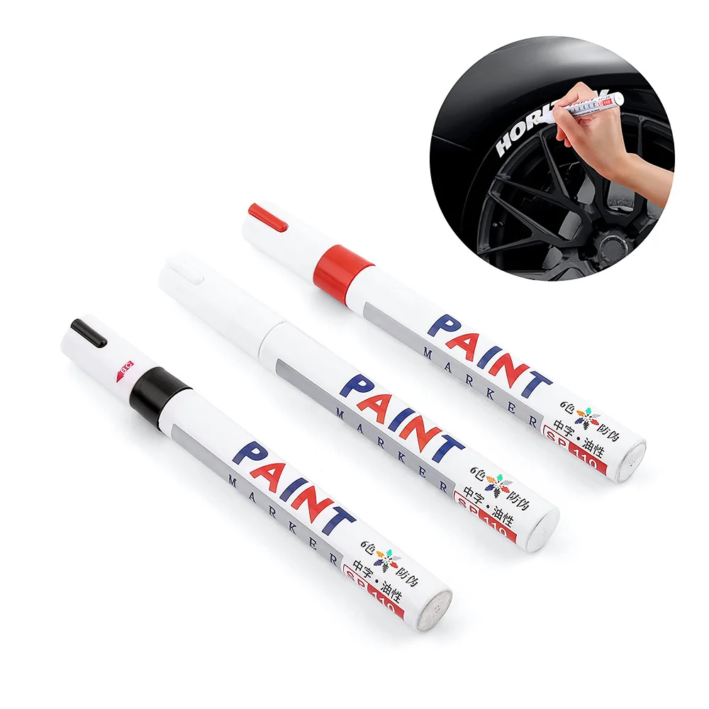 Car Wheel Tire Oily Painting Mark Pen Colorful Car Paint Pen Waterproof Auto Rubber Tyre Tread CD Metal Permanent Paint Marker
Car Wheel Tire Oily Painting Mark Pen Colorful Car Paint Pen Waterproof Auto Rubber Tyre Tread CD Metal Permanent Paint Marker