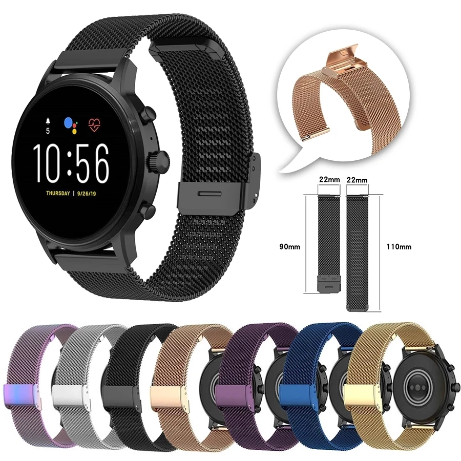 18 20 22mm Sport Milanese Wrist Strap For Garmin Forerunner 245 265 Smart Watch Band For Vivoactive 3 4 4S Wristband Accessories
18 20 22mm Sport Milanese Wrist Strap For Garmin Forerunner 245 265 Smart Watch Band For Vivoactive 3 4 4S Wristband Accessories