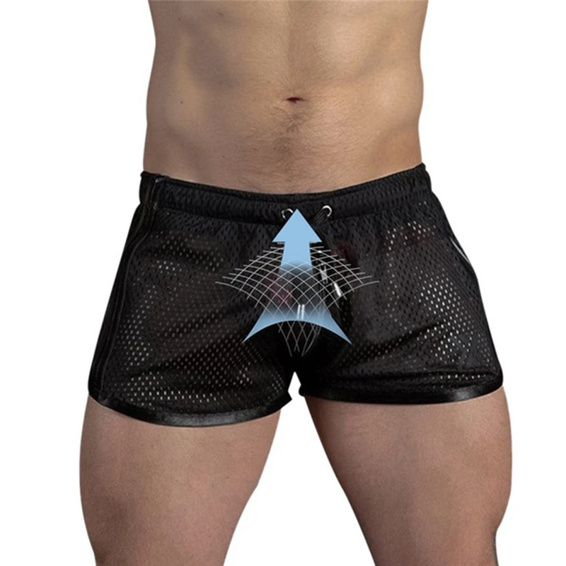 Men Summer Shorts Solid Color Swim Breathable Male Hollow Out Shorts Casual Mesh Beach Trunks Short Pants 
Men Summer Shorts Solid Color Swim Breathable Male Hollow Out Shorts Casual Mesh Beach Trunks Short Pants