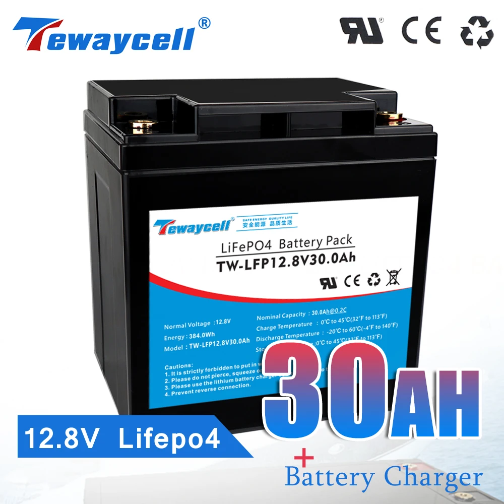 12.8V 30AH LifePo4 Lithium Iron Phosphate Battery with BMS DIY 12V 24V 36V 48V Battery Pack Built-in baterias recargables
12.8V 30AH LifePo4 Lithium Iron Phosphate Battery with BMS DIY 12V 24V 36V 48V Battery Pack Built-in baterias recargables