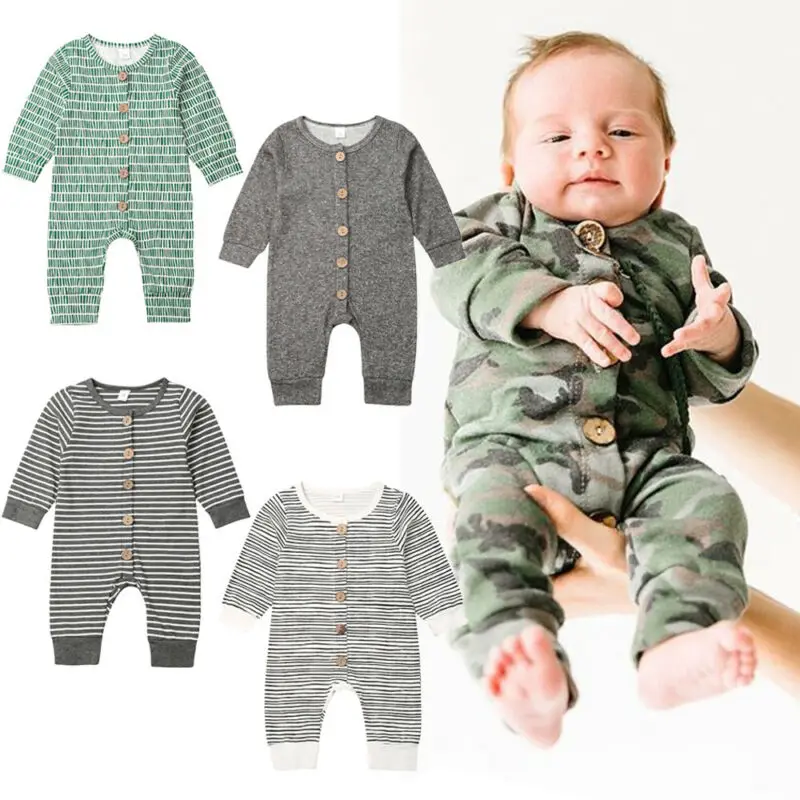 Newborn Baby Boy Girl Camo Romper Autumn Winter Warm Jumpsuit Long Sleeve Striped Playsuit Outfits Casual Baby Boy Girl Clothes
Newborn Baby Boy Girl Camo Romper Autumn Winter Warm Jumpsuit Long Sleeve Striped Playsuit Outfits Casual Baby Boy Girl Clothes