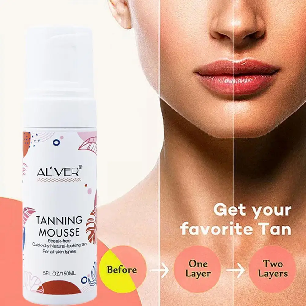 150ml Body Self Tanners Cream Anti-UV Damage Tanning Mousse Bronzer Face Nourishing Skin Makeup Sunless Tanning Lotion Beauty
150ml Body Self Tanners Cream Anti-UV Damage Tanning Mousse Bronzer Face Nourishing Skin Makeup Sunless Tanning Lotion Beauty