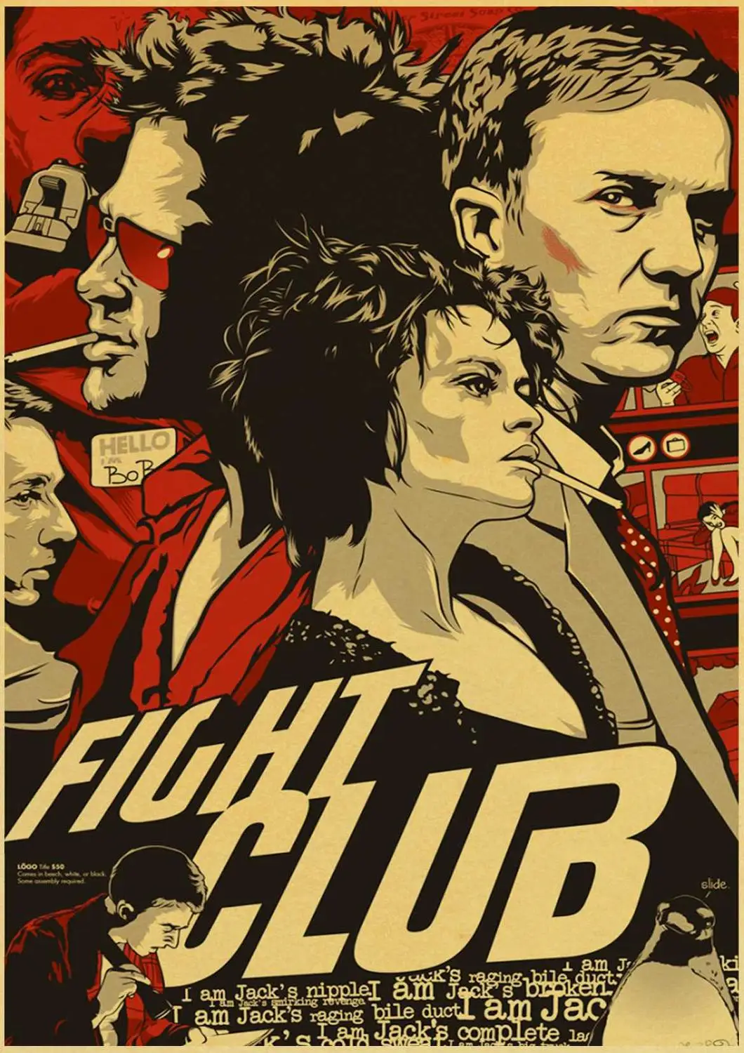 1 pcs Vintage Poster Classic Movie Pulp Fiction / Kill Bill/Fight Club Retro Metal Posters Vintage Decor Art Hanging Painting
1 pcs Vintage Poster Classic Movie Pulp Fiction / Kill Bill/Fight Club Retro Metal Posters Vintage Decor Art Hanging Painting