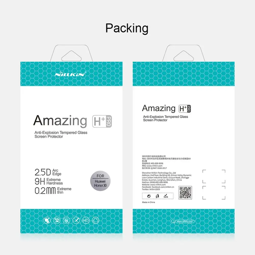 10pcs/lot Wholesale NILLKIN Amazing H+PRO Anti-Explosion Tempered Glass Screen Protector Film For Huawei Honor 30
10pcs/lot Wholesale NILLKIN Amazing H+PRO Anti-Explosion Tempered Glass Screen Protector Film For Huawei Honor 30