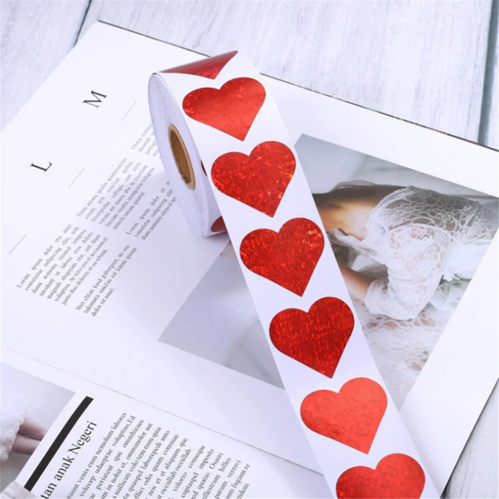 500pcs/roll Love Heart Shaped Label Sticker Scrapbooking Gift Packaging Seal Birthday Party Wedding Supply Stationery Sticker
500pcs/roll Love Heart Shaped Label Sticker Scrapbooking Gift Packaging Seal Birthday Party Wedding Supply Stationery Sticker