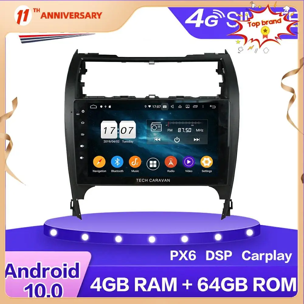 Автомагнитола для Toyota CAMRY 2012, Android 10, 64 ГБ, GPS-навигация, стерео, HD, DVD, DSP, Carplay, 4G, SIM
Автомагнитола для Toyota CAMRY 2012, Android 10, 64 ГБ, GPS-навигация, стерео, HD, DVD, DSP, Carplay, 4G, SIM