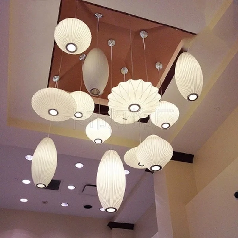 Japanese Silk Chandelier Staircase Danish Dining Hall Bar Clothing Shop Lantern Lampshade Restaurant Tatami Lustre Pendente Lamp
Japanese Silk Chandelier Staircase Danish Dining Hall Bar Clothing Shop Lantern Lampshade Restaurant Tatami Lustre Pendente Lamp
