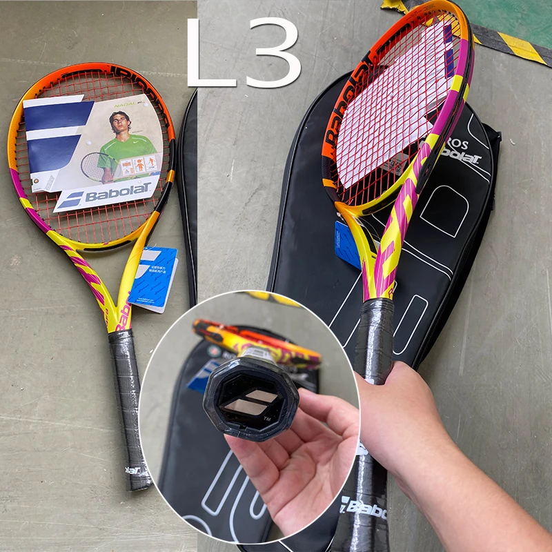 2021 New BABOLAT L2/L3 Carbon Composite Men‘s And Women‘s Ultralight Recommended Training Tennis Racket | Спорт и развлечения