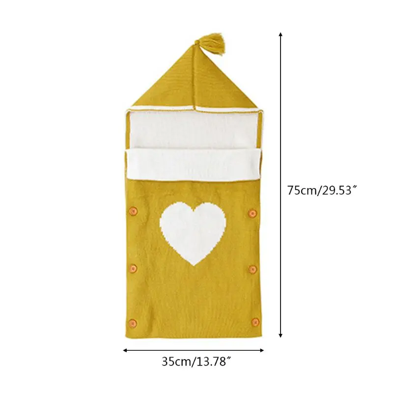 Baby Hood Button Sleeping Bag Envelopes Autumn Winter Thick Sleepsack Infant Newborns Swaddle Wrap Blanket Photograph Props
Baby Hood Button Sleeping Bag Envelopes Autumn Winter Thick Sleepsack Infant Newborns Swaddle Wrap Blanket Photograph Props