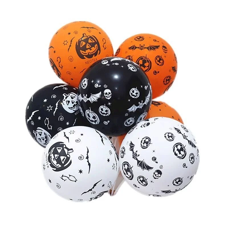10 Pcs Halloween Inflatable Balloon Decoration Set Printing Party Supplies Bat Halloween Props Ghost Festival Latex Pumpkin
10 Pcs Halloween Inflatable Balloon Decoration Set Printing Party Supplies Bat Halloween Props Ghost Festival Latex Pumpkin