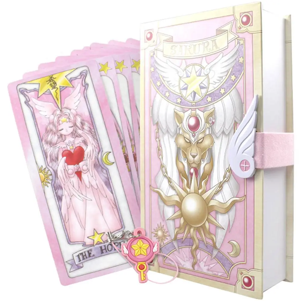 Fast delivery Anime Cardcaptor Sakura Cosplay Cardcaptor Kinomoto Tarot Magic Book With Pink Full Set Magic Book Halloween Gift
Fast delivery Anime Cardcaptor Sakura Cosplay Cardcaptor Kinomoto Tarot Magic Book With Pink Full Set Magic Book Halloween Gift