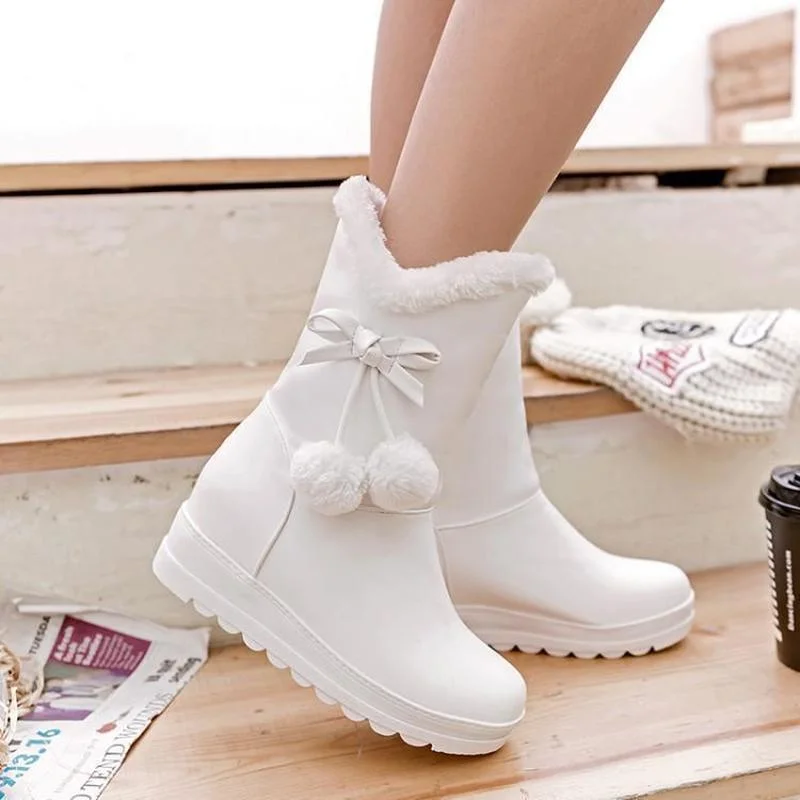 Winter New women's Snow Boots Sweet Warm Fur Plush Boots Women Platform Height Increasing Casual Party Shoes Woman
Winter New women's Snow Boots Sweet Warm Fur Plush Boots Women Platform Height Increasing Casual Party Shoes Woman
