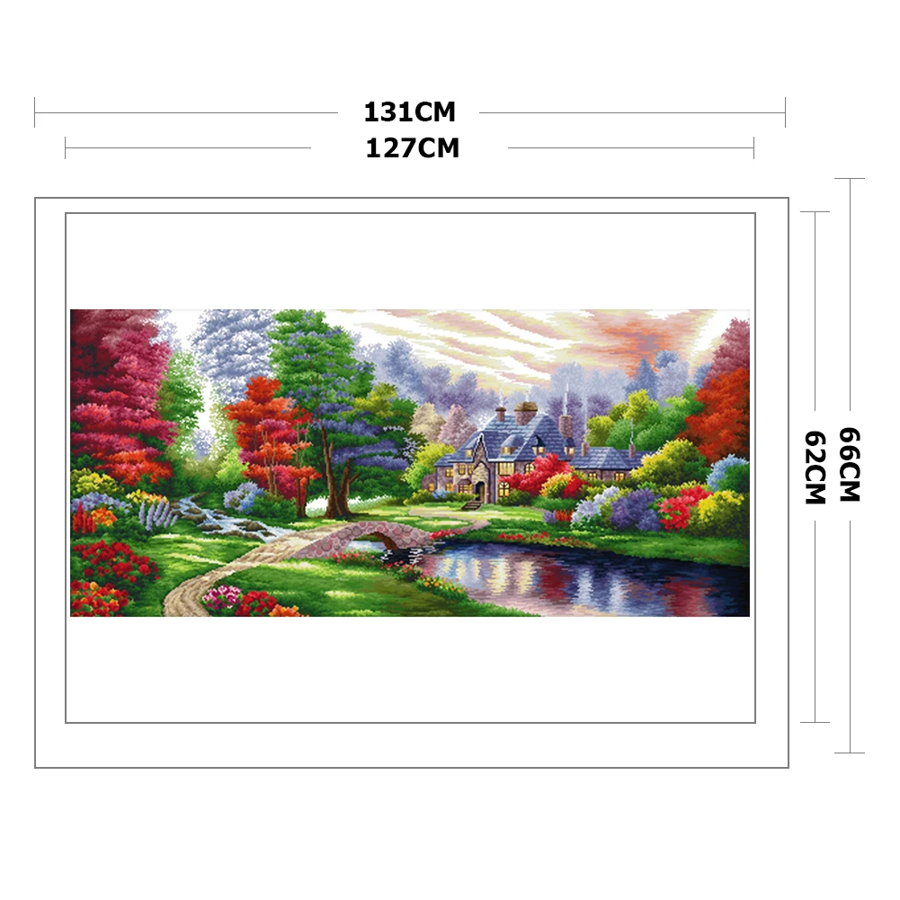 Canvas Kit Print Cross Stitch Wonderful Landscape 11CT Needlework DIY Stamp Interior Decoration Chinese Style Cross Stitch
Canvas Kit Print Cross Stitch Wonderful Landscape 11CT Needlework DIY Stamp Interior Decoration Chinese Style Cross Stitch