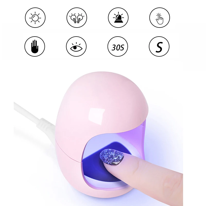 Mini Egg-shaped Nail Dryer 3w LED Nail Lamp Pink DIY Manicure Nail Tool Portable Travel Nail Art Lamp Salons For Nail Gel Polish
Mini Egg-shaped Nail Dryer 3w LED Nail Lamp Pink DIY Manicure Nail Tool Portable Travel Nail Art Lamp Salons For Nail Gel Polish