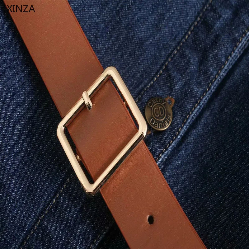 2021 ZA Women Vintage Denim Dress Long Sleeve Belt Office Spring Dresses Woman Chic Button Up Slim Blue Midi Dress Vestidos
2021 ZA Women Vintage Denim Dress Long Sleeve Belt Office Spring Dresses Woman Chic Button Up Slim Blue Midi Dress Vestidos