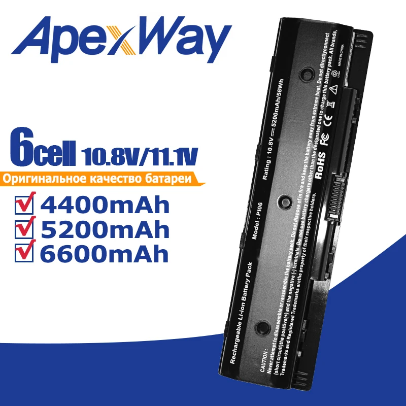 Apexway Laptop Battery For HP For Envy 14t 14z 15 15t 15z 17 17t M7 HSTNN-LB4N LB4O HSTNN-YB4N HSTNN-YB4O P106 PI06 PI09 
Apexway Laptop Battery For HP For Envy 14t 14z 15 15t 15z 17 17t M7 HSTNN-LB4N LB4O HSTNN-YB4N HSTNN-YB4O P106 PI06 PI09