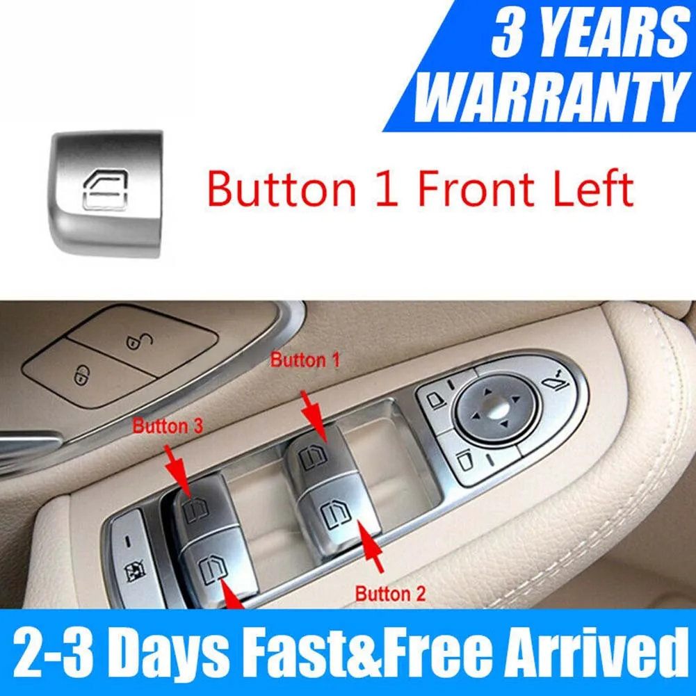 1PCS Car Auto Windo Switch Decoration FOR MERCEDES BENZ E C S GLC CLASS WINDO SWITCH REPAIR BUTTON CAP
1PCS Car Auto Windo Switch Decoration FOR MERCEDES BENZ E C S GLC CLASS WINDO SWITCH REPAIR BUTTON CAP