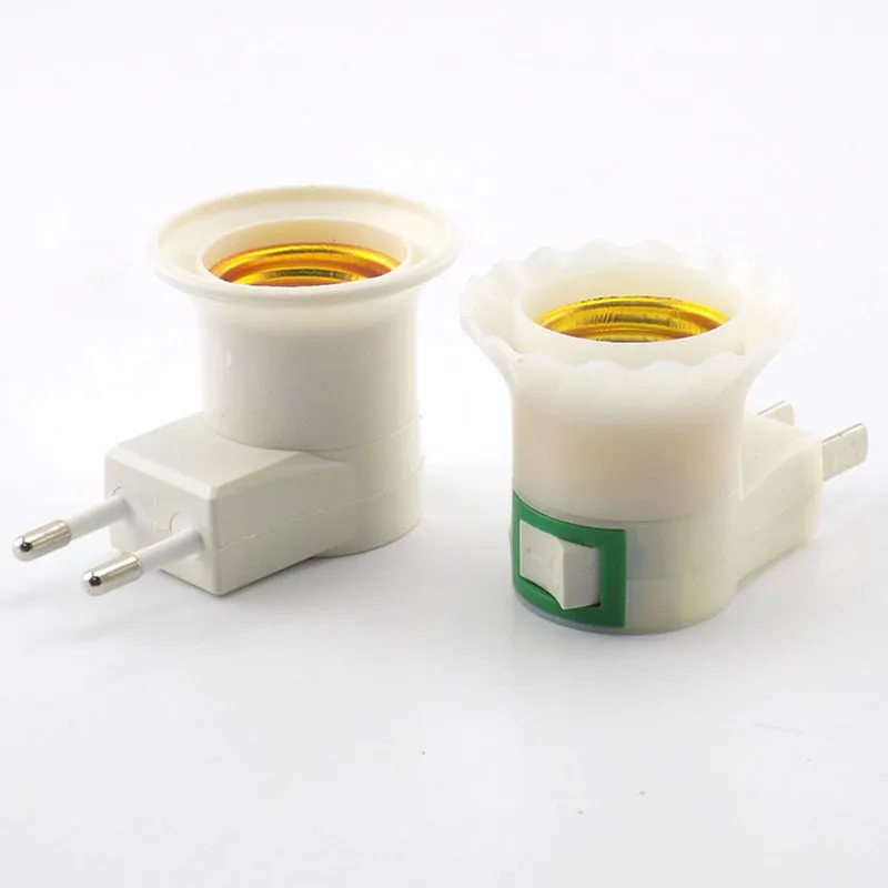 EU US AU plug E27 LED Lamp Base power Holder Converter for led light Bulb Adapter socket AC Power 110V 220V EU Plug Switch
EU US AU plug E27 LED Lamp Base power Holder Converter for led light Bulb Adapter socket AC Power 110V 220V EU Plug Switch