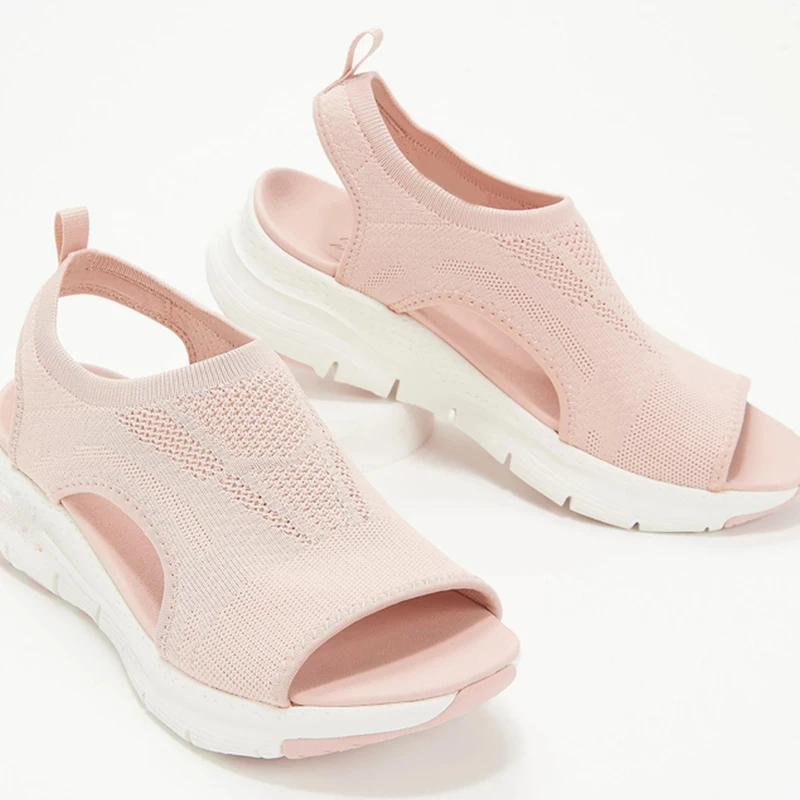 Casual Shoes Women Sandals Mesh Korean Style Wedge Shoes Solid Color Platform Slip-On Female Sandalias Soft Thick Bottom Mujer
Casual Shoes Women Sandals Mesh Korean Style Wedge Shoes Solid Color Platform Slip-On Female Sandalias Soft Thick Bottom Mujer