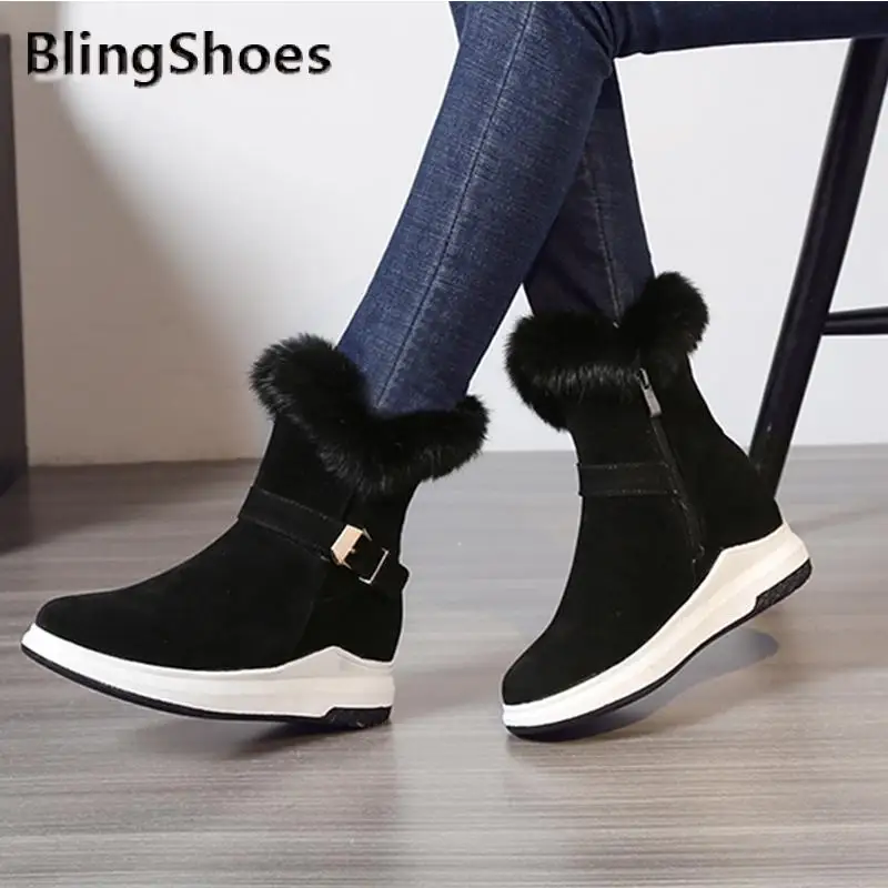 Winter Ladies mid-calf Boots Women warm Plush flock furry Snow Boots Fashion buckle Solid zipper Casual Outdoor Ladies boots
Winter Ladies mid-calf Boots Women warm Plush flock furry Snow Boots Fashion buckle Solid zipper Casual Outdoor Ladies boots