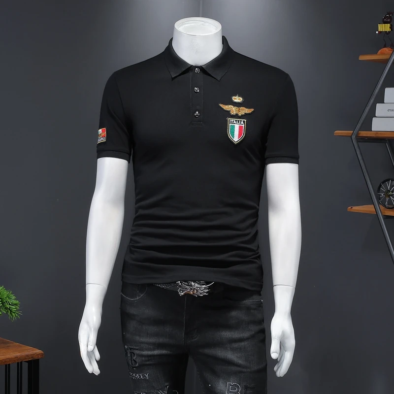 EU Designer Polo Men T-Shirts New Arrival Brand Air Force Flight Embroidery Tee Shirt Short Sleeve Summer Clothing 2068
EU Designer Polo Men T-Shirts New Arrival Brand Air Force Flight Embroidery Tee Shirt Short Sleeve Summer Clothing 2068