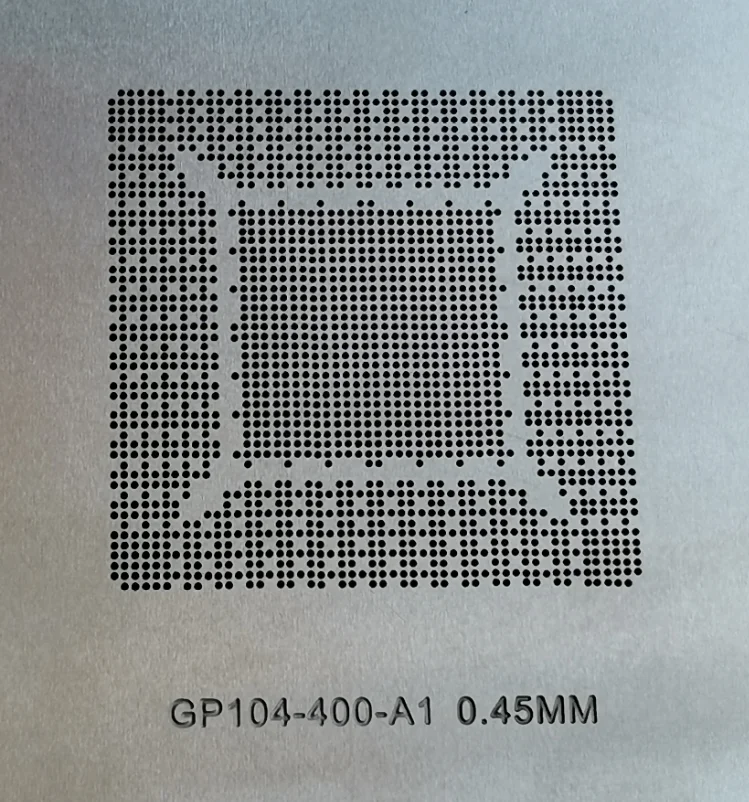 Новый 1ppcs/лот 90*90 N17E-G1-A1 N17E-G2-A1 G3-A1 N17P-G1-B-KC-A1 GP104-200-A1 GP104-300-A1 GP104-400-A1 GP106-400-A1 трафарет
Новый 1ppcs/лот 90*90 N17E-G1-A1 N17E-G2-A1 G3-A1 N17P-G1-B-KC-A1 GP104-200-A1 GP104-300-A1 GP104-400-A1 GP106-400-A1 трафарет