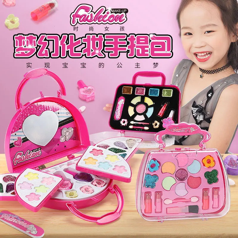 Girl Pretend Play Toy Set Beauty Makeup Cosmetic Bag Handbag Kids Party Gift for 3 4 5 6 7 8 Years Old Girls | Игрушки и хобби