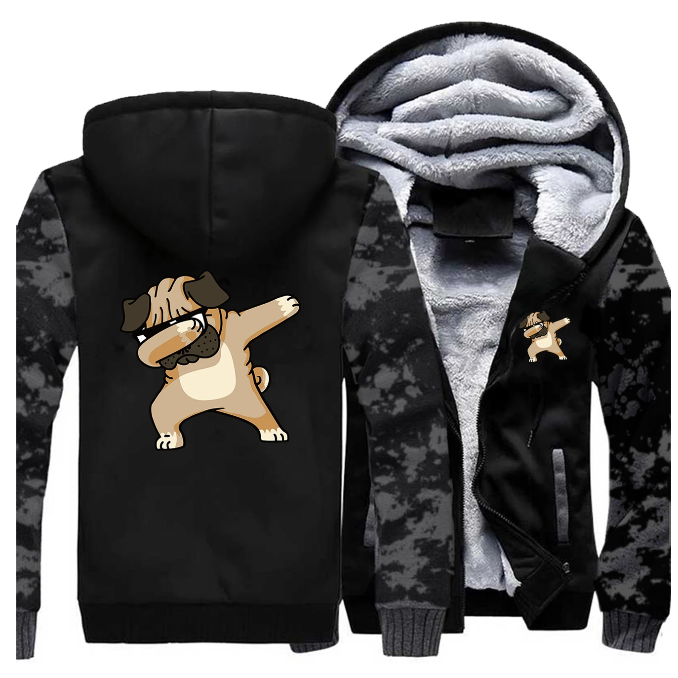 Cartoon Cool Dog Hot Sale 2019 Winter Hoodies Hip Hop Sweatshirts Men Raglan Fashion Streetwear Coat Thick Funny Warm Clothing
Cartoon Cool Dog Hot Sale 2019 Winter Hoodies Hip Hop Sweatshirts Men Raglan Fashion Streetwear Coat Thick Funny Warm Clothing