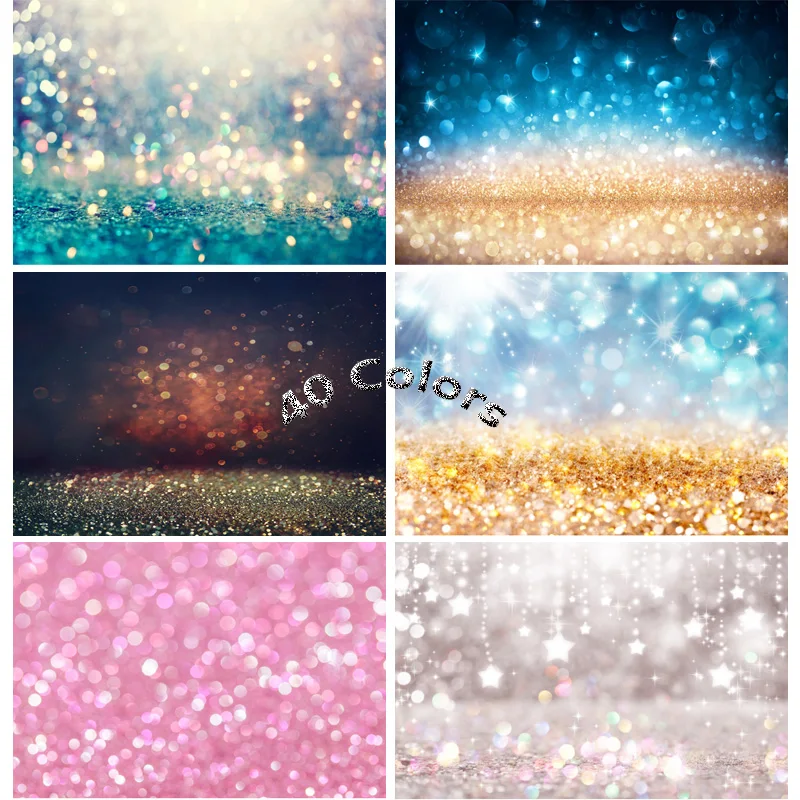 

Photorealistic Fabric Photography Backdrops Light Spot Facula glitter Theme Photography Background LCJD-96