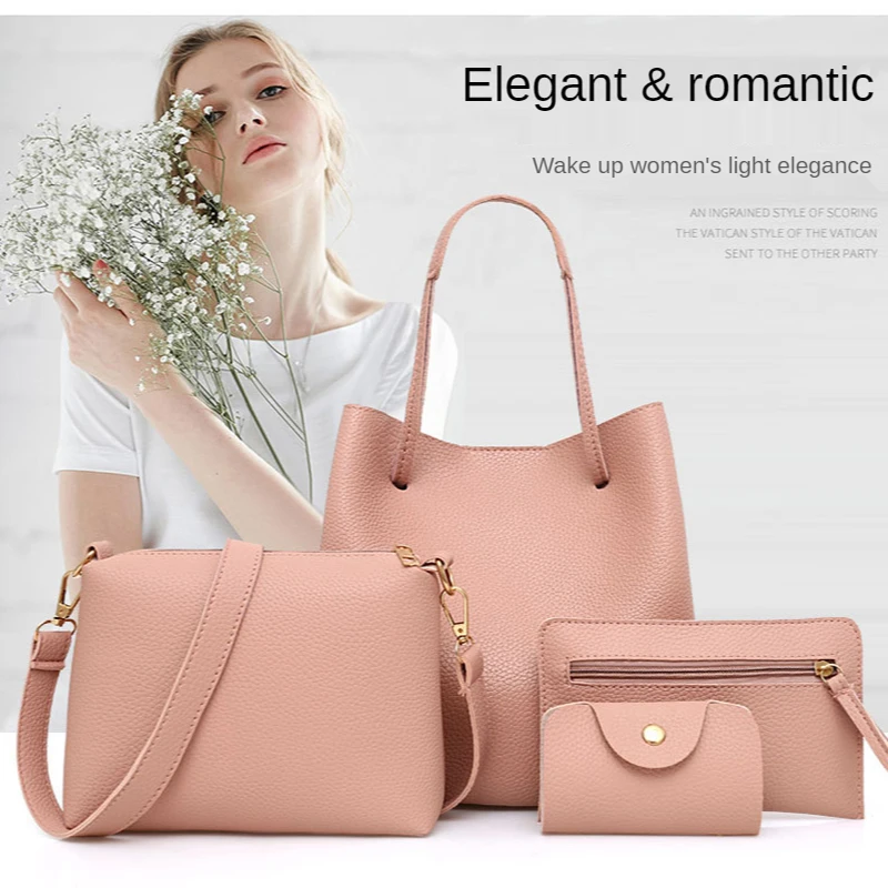 Новинка, 4 шт./компл. дамские сумочки Bolsa Femini, женские сумки-мессенджеры через плечо из искусственной кожи, вместительная композитная искусст...
Новинка, 4 шт./компл. дамские сумочки Bolsa Femini, женские сумки-мессенджеры через плечо из искусственной кожи, вместительная композитная искусст...