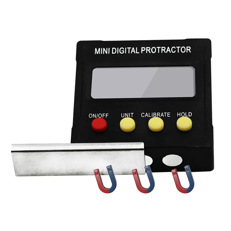 360 Degree Mini Digital Protractor Inclinometer Electronic Level Box Magnetic Base Measuring Tools
360 Degree Mini Digital Protractor Inclinometer Electronic Level Box Magnetic Base Measuring Tools