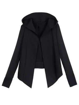 Europe and the United States dark-hat Hoodie BF wind wind irregular Cape Jacket Personality long-sleeved Fashion Jacket 
Europe and the United States dark-hat Hoodie BF wind wind irregular Cape Jacket Personality long-sleeved Fashion Jacket