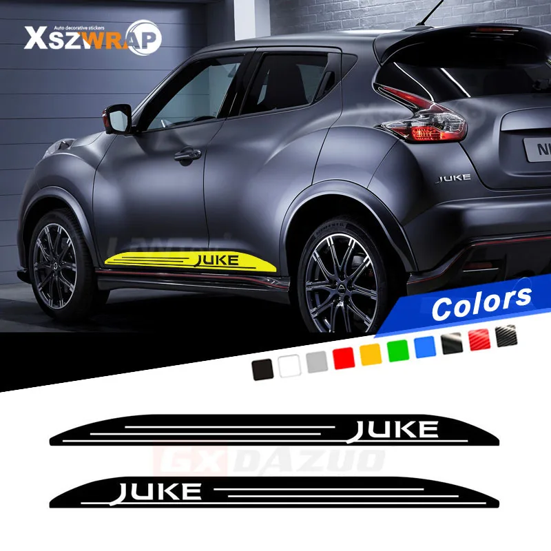 Both Side Racing Stripes For Nissan JUKE NISMO Car Door Skirt Stickers Sport Styling Auto Body Decor Vinyl Decals Accessories
Both Side Racing Stripes For Nissan JUKE NISMO Car Door Skirt Stickers Sport Styling Auto Body Decor Vinyl Decals Accessories