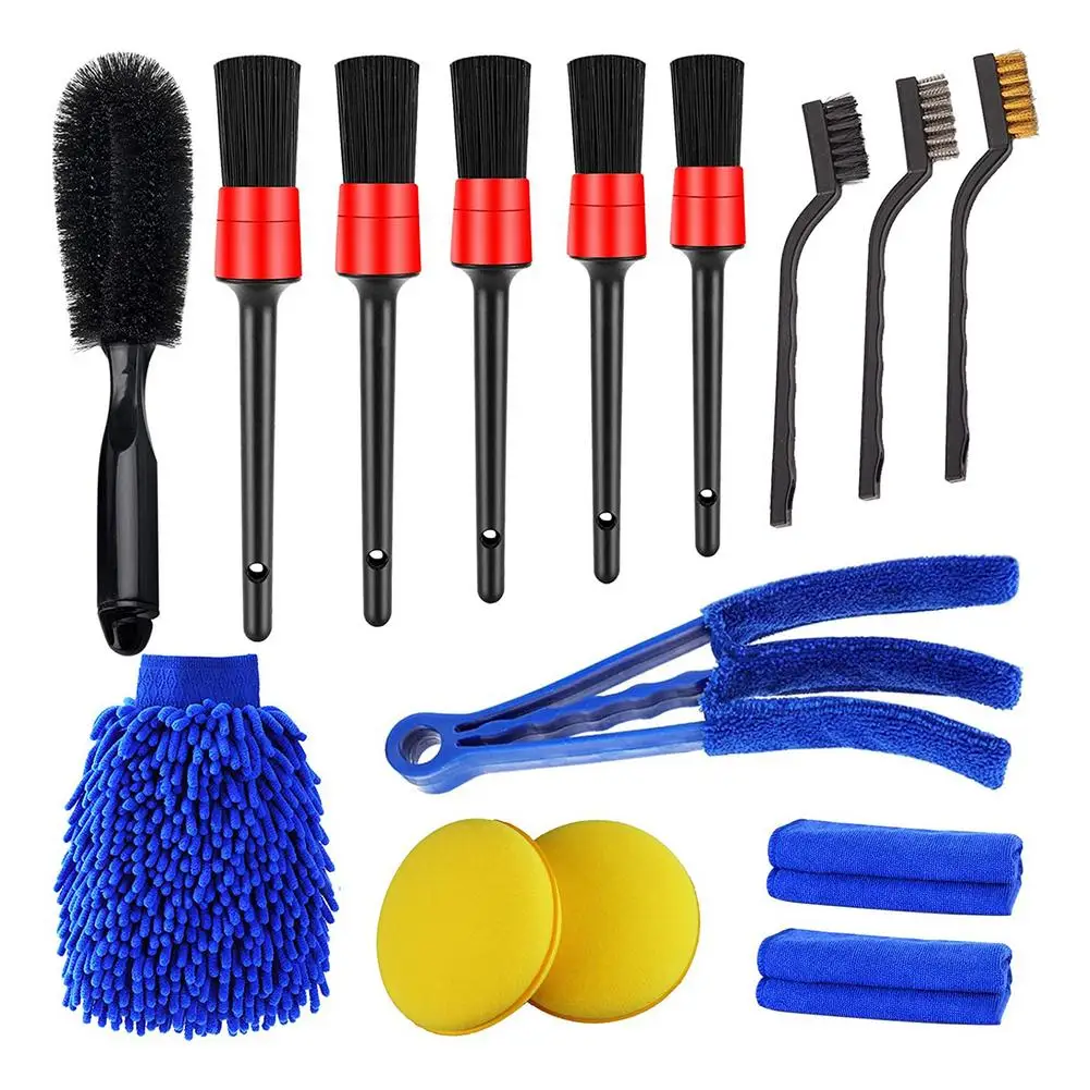 2021 Car Cleaning Brush Set Detail Brushe Car Wash Gloves Wheel Brushes Mini Car Dust Collector Wire Brushes Towels Wax Nozzles
2021 Car Cleaning Brush Set Detail Brushe Car Wash Gloves Wheel Brushes Mini Car Dust Collector Wire Brushes Towels Wax Nozzles