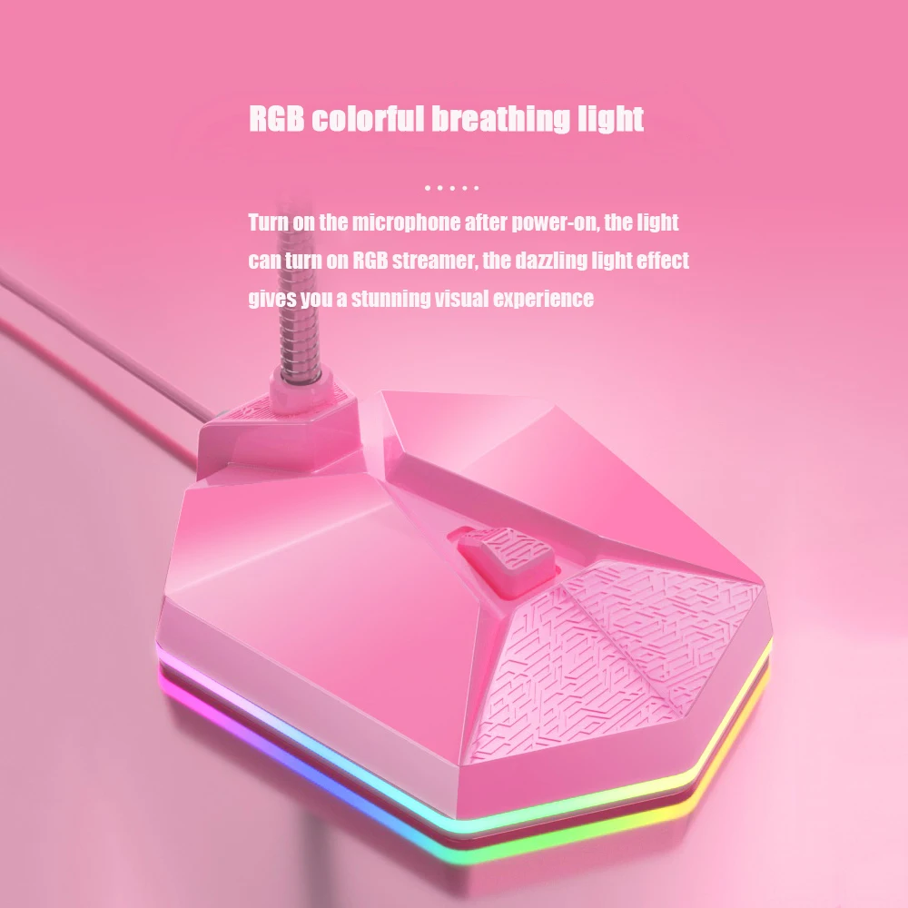 ONLIVING USB Microphone Free Driver HD Sound Card Noise Reduction RGB Luminous Gaming Microphone Suitable For Computer Gamers
ONLIVING USB Microphone Free Driver HD Sound Card Noise Reduction RGB Luminous Gaming Microphone Suitable For Computer Gamers
