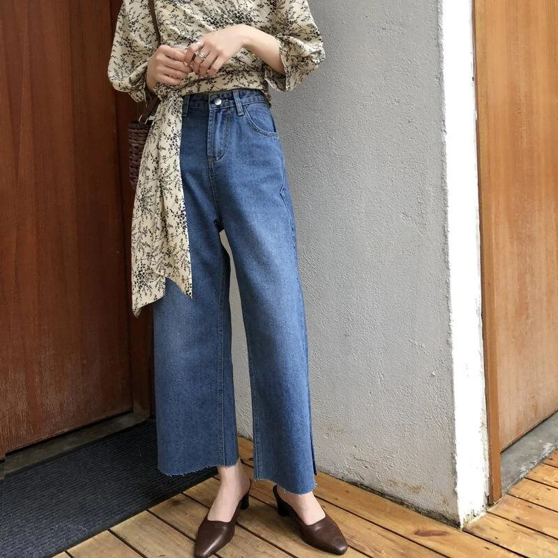 Jeans Women Chic Retro High Waisted Fall Vintage Side-slit Design Ladies Trousers Denim Trendy Simple Daily Preppy Girls Bottom
Jeans Women Chic Retro High Waisted Fall Vintage Side-slit Design Ladies Trousers Denim Trendy Simple Daily Preppy Girls Bottom