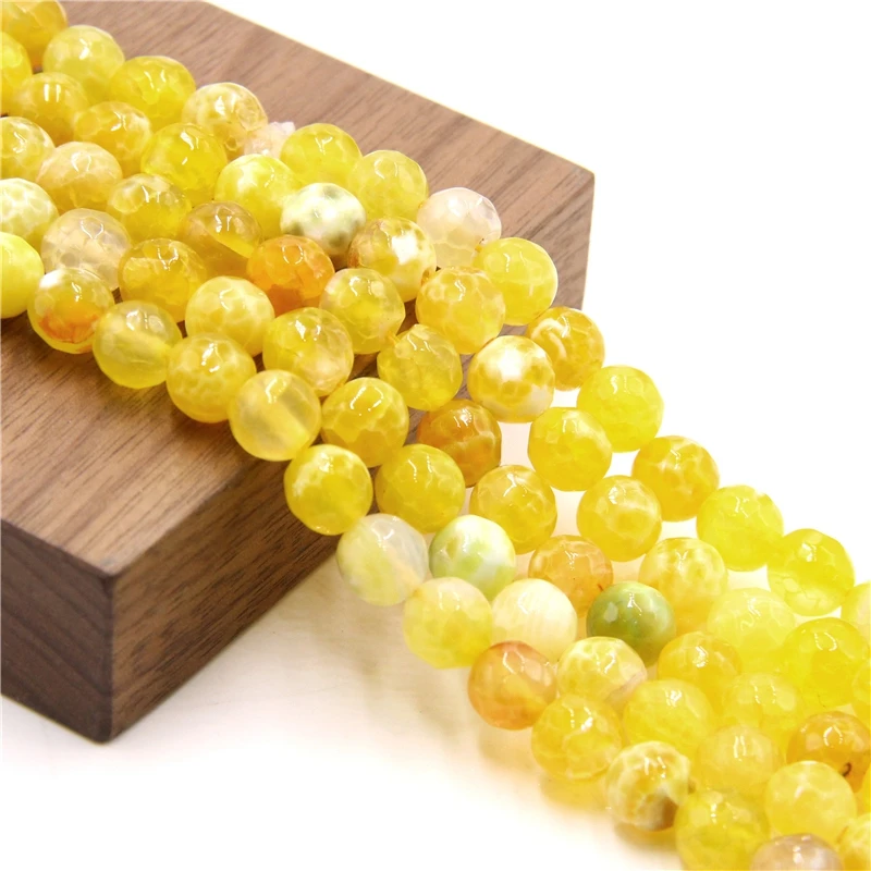 Yellow Agates Faceted Beads Natural Stone Agates Beads 4.6,8,10,12mm Pick Size For Jewelry Making 15"Strand
Yellow Agates Faceted Beads Natural Stone Agates Beads 4.6,8,10,12mm Pick Size For Jewelry Making 15"Strand